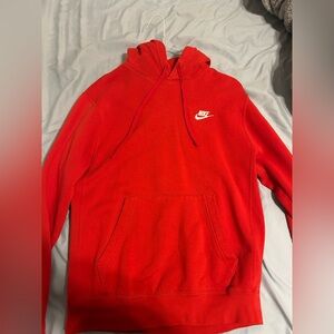 Nike red hoodie